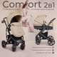 Миниатюра изображения товара Детская универсальная коляска Sweet Baby Comfort 2в1 (черный/бежевый)