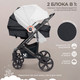 Миниатюра изображения товара Детская универсальная коляска Sweet Baby Comfort 2в1 (черный)