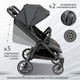 Миниатюра изображения товара Детская прогулочная коляска Sweet Baby Donna (черный)