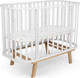 Миниатюра изображения товара Детская кроватка Sweet Baby Barocco New с маятником (белый/натуральный )