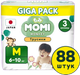 Миниатюра изображения товара Подгузники-трусики детские Momi Standard Giga pack M 6-10кг (88шт)