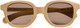 Миниатюра изображения товара Очки солнцезащитные Beaba Sunglasses 9-24 mois Square Lucky Ocre / 930393