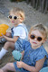 Миниатюра изображения товара Очки солнцезащитные Beaba Sunglasses 2-4 ans Square Bright Caramel / 930396