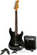 Миниатюра изображения товара Электрогитара Fabio ST200 Double BK (с комплектом аксессуаров)