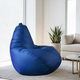 Миниатюра изображения товара Бескаркасное кресло Mio Tesoro Груша XXXL / GF-140x95-SI (синий)
