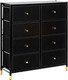 Миниатюра изображения товара Комод Импэкс Нирита/Хайди 8 ящиков (черный)