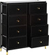 Миниатюра изображения товара Комод Импэкс Нирита/Хайди 8 ящиков (черный)