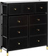 Миниатюра изображения товара Комод Импэкс Нирита/Хайди 9 ящиков (черный)