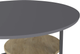 Миниатюра изображения товара Журнальный столик Калифорния мебель Марио (графит/дуб сонома)