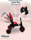 Миниатюра изображения товара Трехколесный велосипед с ручкой Pituso Leve Pro / T8-Red (красный)