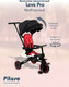 Миниатюра изображения товара Трехколесный велосипед с ручкой Pituso Leve Pro / T8-Red (красный)