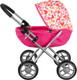 Миниатюра изображения товара Коляска для куклы Pituso 9325A-Pink-2024 (розовый/сердечки)