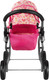 Миниатюра изображения товара Коляска для куклы Pituso 9325A-Pink-2024 (розовый/сердечки)