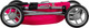 Миниатюра изображения товара Коляска для куклы Pituso 9325A-Pink-2024 (розовый/сердечки)