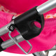 Миниатюра изображения товара Коляска для куклы Pituso 9325A-Pink-2024 (розовый/сердечки)