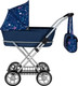 Миниатюра изображения товара Коляска для куклы Pituso Starry sky / 9325B-Blue (звезды/синий)