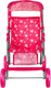 Миниатюра изображения товара Коляска для куклы Pituso Прогулка / 9304B-Pink (звезды/розовый)