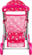 Миниатюра изображения товара Коляска для куклы Pituso Прогулка / 9304B-Pink (звезды/розовый)
