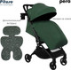 Миниатюра изображения товара Детская прогулочная коляска Pituso Pera / X-33/БК/Army green (зеленый)