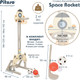Миниатюра изображения товара Баскетбол детский Pituso Space Rocket / UN-0701-white (молочный)