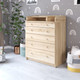 Миниатюра изображения товара Комод пеленальный Pituso Tori / БП-00004220 (дуб сонома)