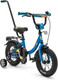 Миниатюра изображения товара Детский велосипед с ручкой ZigZag Zoo 12 / ZG-1283 (бирюзовый, разобранный, в коробке)