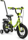 Миниатюра изображения товара Детский велосипед с ручкой ZigZag Zoo 12 / ZG-1284 (зеленый, разобранный, в коробке)