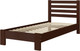 Миниатюра изображения товара Односпальная кровать Bravo Мебель Вероника 90x200 (орех)