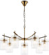 Миниатюра изображения товара Люстра Ambrella LH56033/7+1 BS/CL (латунь/прозрачный)