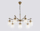 Миниатюра изображения товара Люстра Ambrella LH56033/7+1 BS/CL (латунь/прозрачный)