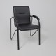 Миниатюра изображения товара Стул офисный AksHome Samba Aks-1 000.704 (Pegasso черный/мягкие подлокотники/основание черное)