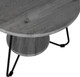 Миниатюра изображения товара Журнальный столик Мебелик BeautyStyle 38 (орех гикори grey/черный)