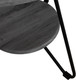 Миниатюра изображения товара Журнальный столик Мебелик BeautyStyle 38 (орех гикори grey/черный)