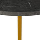 Миниатюра изображения товара Комплект журнальных столиков Мебелик МеталлАрт М001 (черный мрамор/золото)