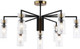 Миниатюра изображения товара Люстра Ambrella LH56117/9 BK/BS/CL (черный/латунь/прозрачный)