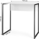 Миниатюра изображения товара Туалетный столик Soma СПМ-5 Metal (белый/черный)