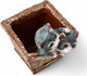 Миниатюра изображения товара Кашпо Хорошие сувениры Ящик с котятами / 1134651