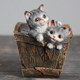 Миниатюра изображения товара Кашпо Хорошие сувениры Ящик с котятами / 1134651