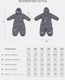 Миниатюра изображения товара Комбинезон прогулочный детский MOWbaby Eskimo / 158/11-74 (р.74, серый)