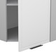 Миниатюра изображения товара Шкаф навесной для кухни Arvento Корнелия Флок-плюс ВШУ угловой (белый софт)