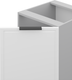 Миниатюра изображения товара Шкаф-стол кухонный Arvento Корнелия Флок-плюс НШ40р без столешницы (белый софт)