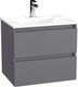 Миниатюра изображения товара Тумба под умывальник Lauter Mia 60 (графит)