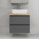 Миниатюра изображения товара Тумба под умывальник Lauter Mia 60 (графит)