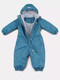 Миниатюра изображения товара Комбинезон прогулочный детский MOWbaby Eskimo / 158/14-74 (р.74, аквамарин)