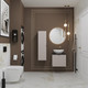 Миниатюра изображения товара Тумба под умывальник Lauter Melisa 50 (кашемир п/мат, три ручки в комплекте)
