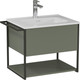 Миниатюра изображения товара Тумба под умывальник Lauter Lea 60 (серо-зеленый п/мат)
