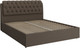 Миниатюра изображения товара Двуспальная кровать Bravo Мебель Белиста 160x200, с ПМ Стандарт 3 вариант (корица)