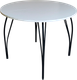 Миниатюра изображения товара Обеденный стол Arvento Флок раздвижной (белый)