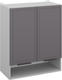 Миниатюра изображения товара Шкаф навесной для кухни Arvento Корнелия Флок-плюс ВШ60п (графит софт)