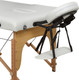 Миниатюра изображения товара Массажный стол Элеганс МД - 321А (белый)